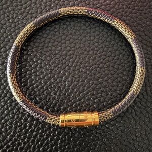 LOUIS VUITTON Men’s Leather Bracelet - Brown